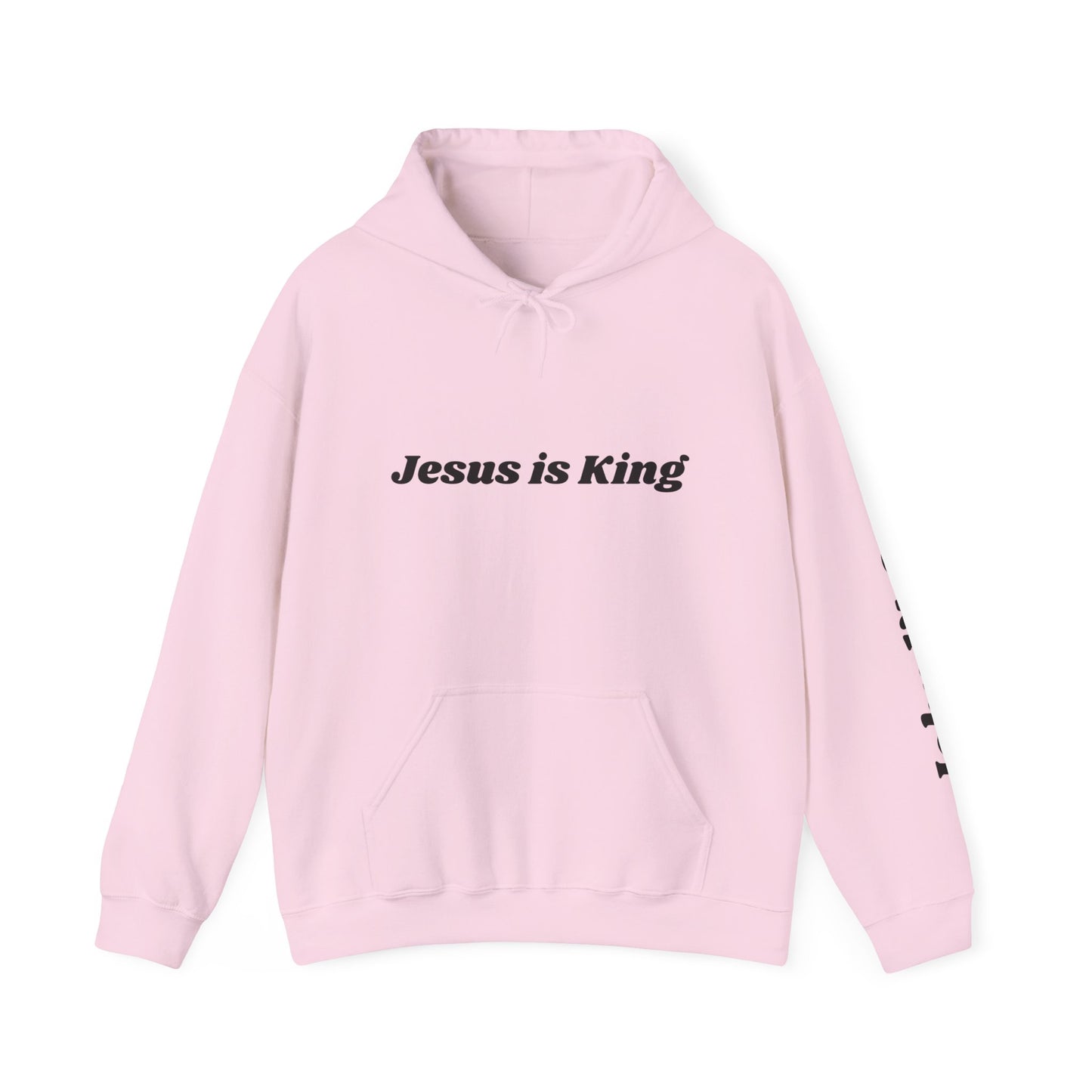 Adult Unisex - Jesus is King Hoodie, John 14:6 Sleeve