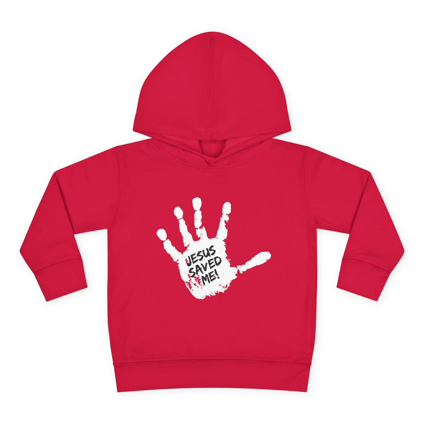 Toddler - Jesus Saved Me Fleece Hoodie, Love Like Jesus John 13:34 (Front & Back Design)