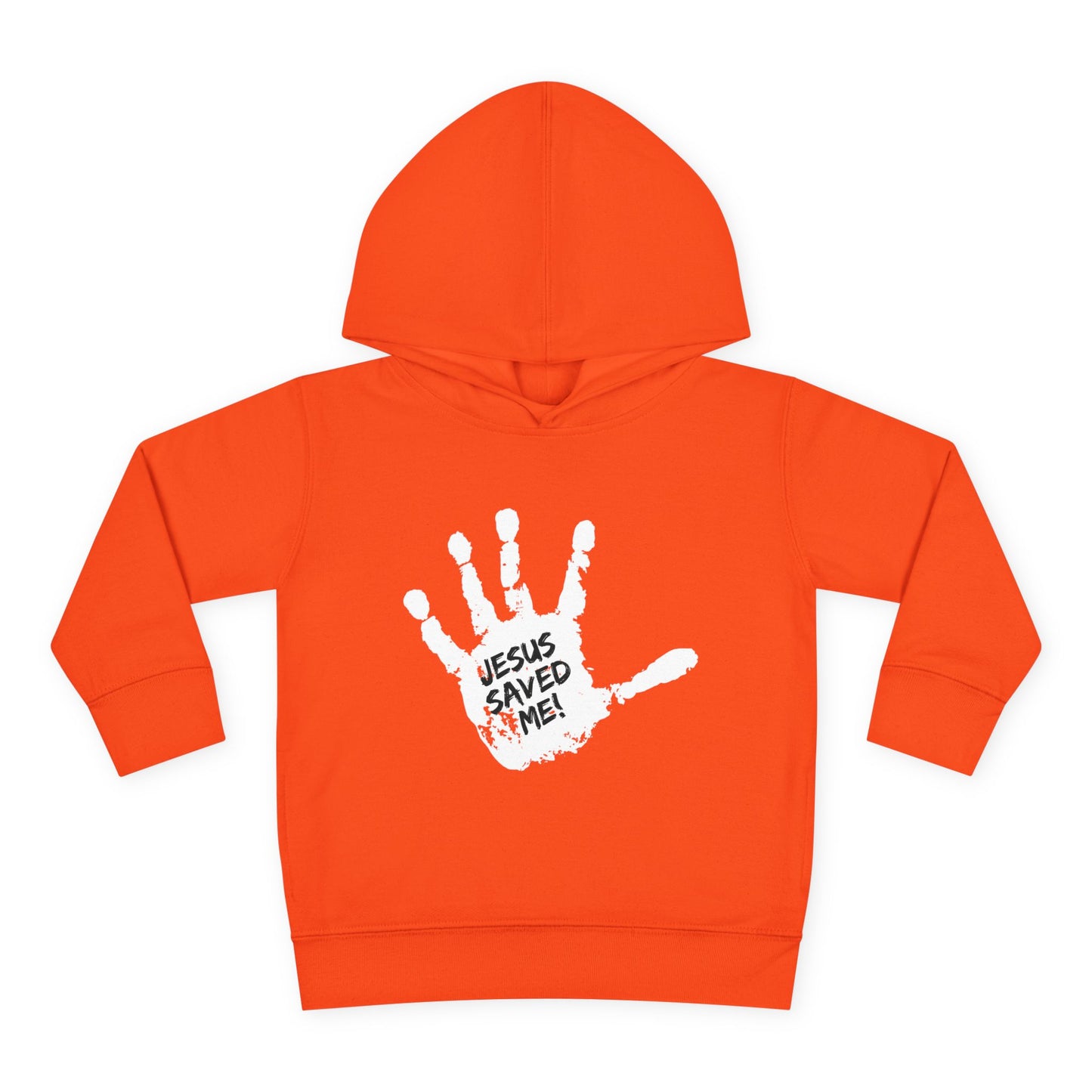 Toddler - Jesus Saved Me Fleece Hoodie, Love Like Jesus John 13:34 (Front & Back Design)