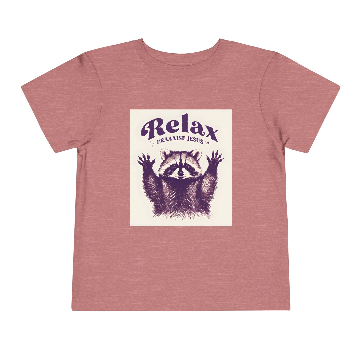 Toddler - Raccoon Relax and Praise Jesus Tee