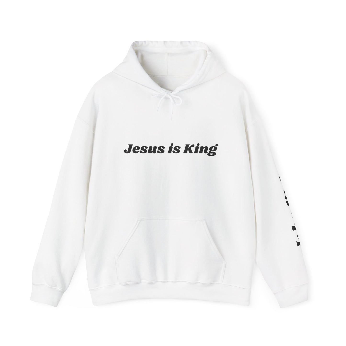 Adult Unisex - Jesus is King Hoodie, John 14:6 Sleeve