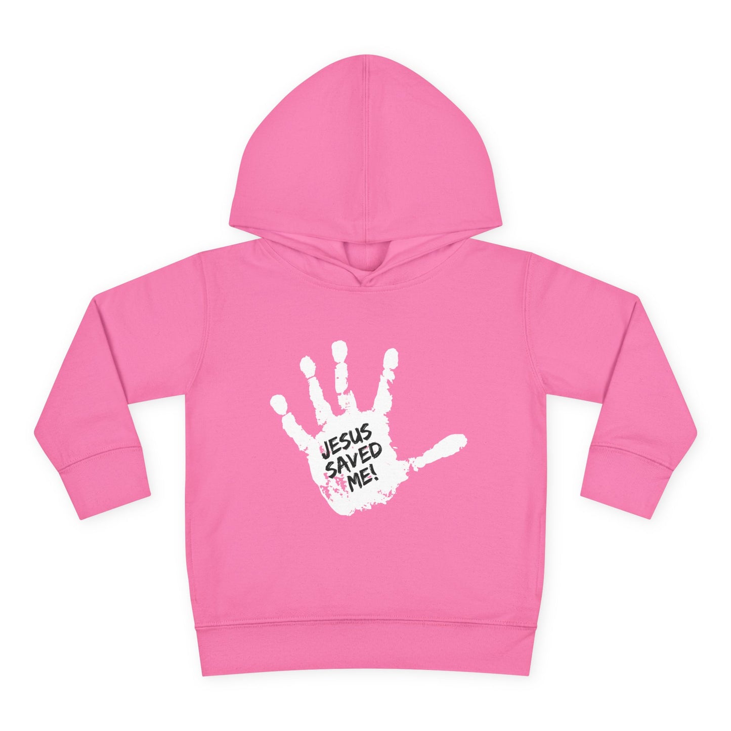 Toddler - Jesus Saved Me Fleece Hoodie, Love Like Jesus John 13:34 (Front & Back Design)