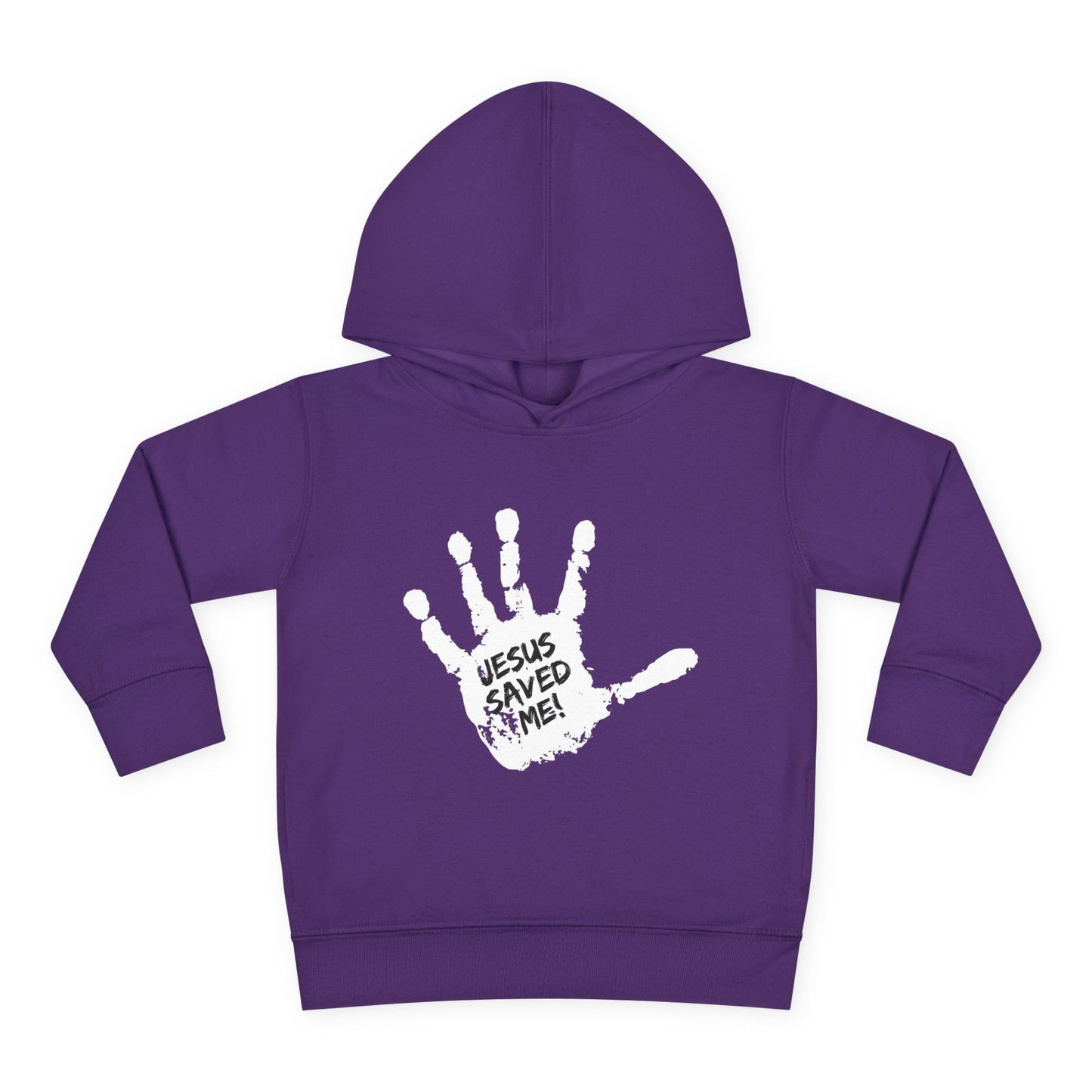 Toddler - Jesus Saved Me Fleece Hoodie, Love Like Jesus John 13:34 (Front & Back Design)