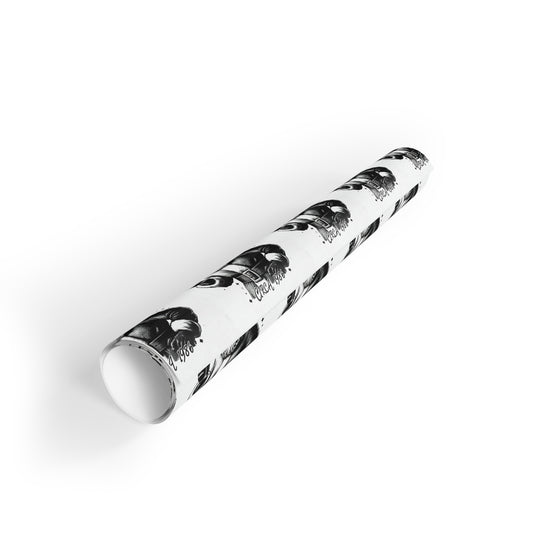 Vintage Santa Martini Christmas Wrapping Paper Roll | Holiday Gift Wrap