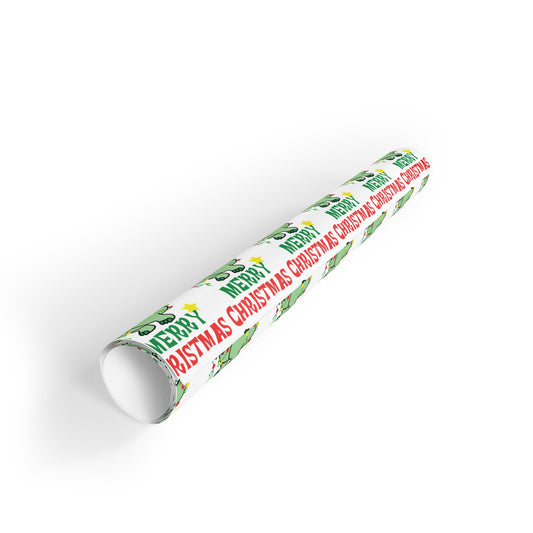 Christmas Dinosaur Wrapping Paper Roll | Festive Kids Gift Wrap