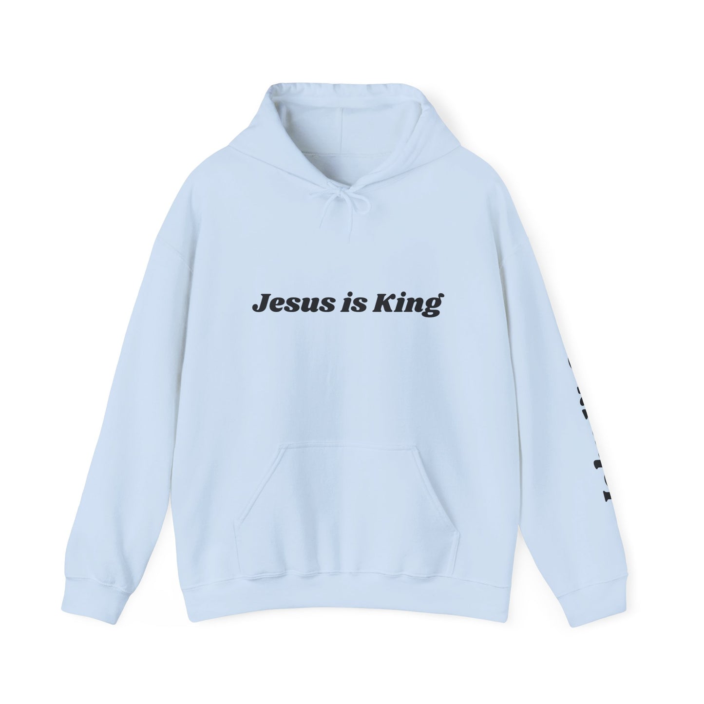 Adult Unisex - Jesus is King Hoodie, John 14:6 Sleeve