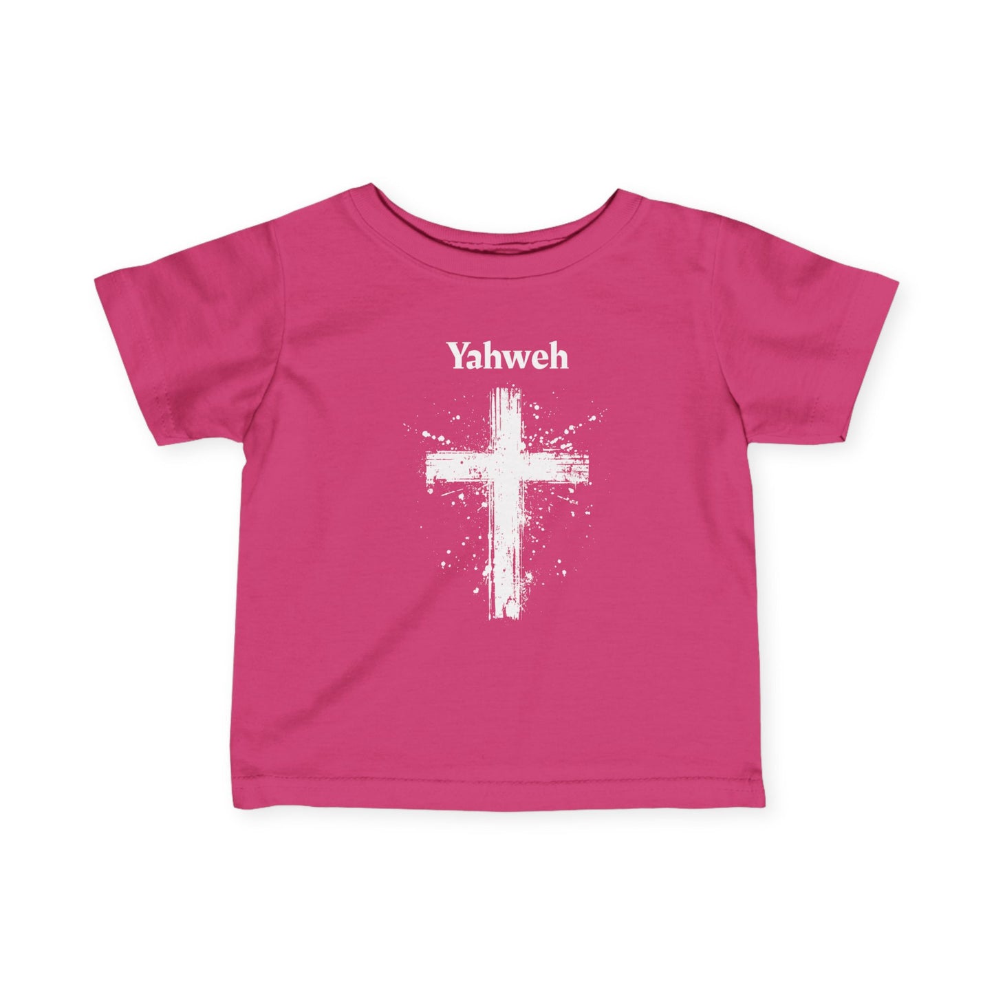 Infant Yahweh Cross Fine Jersey Tee - Covered by Faith