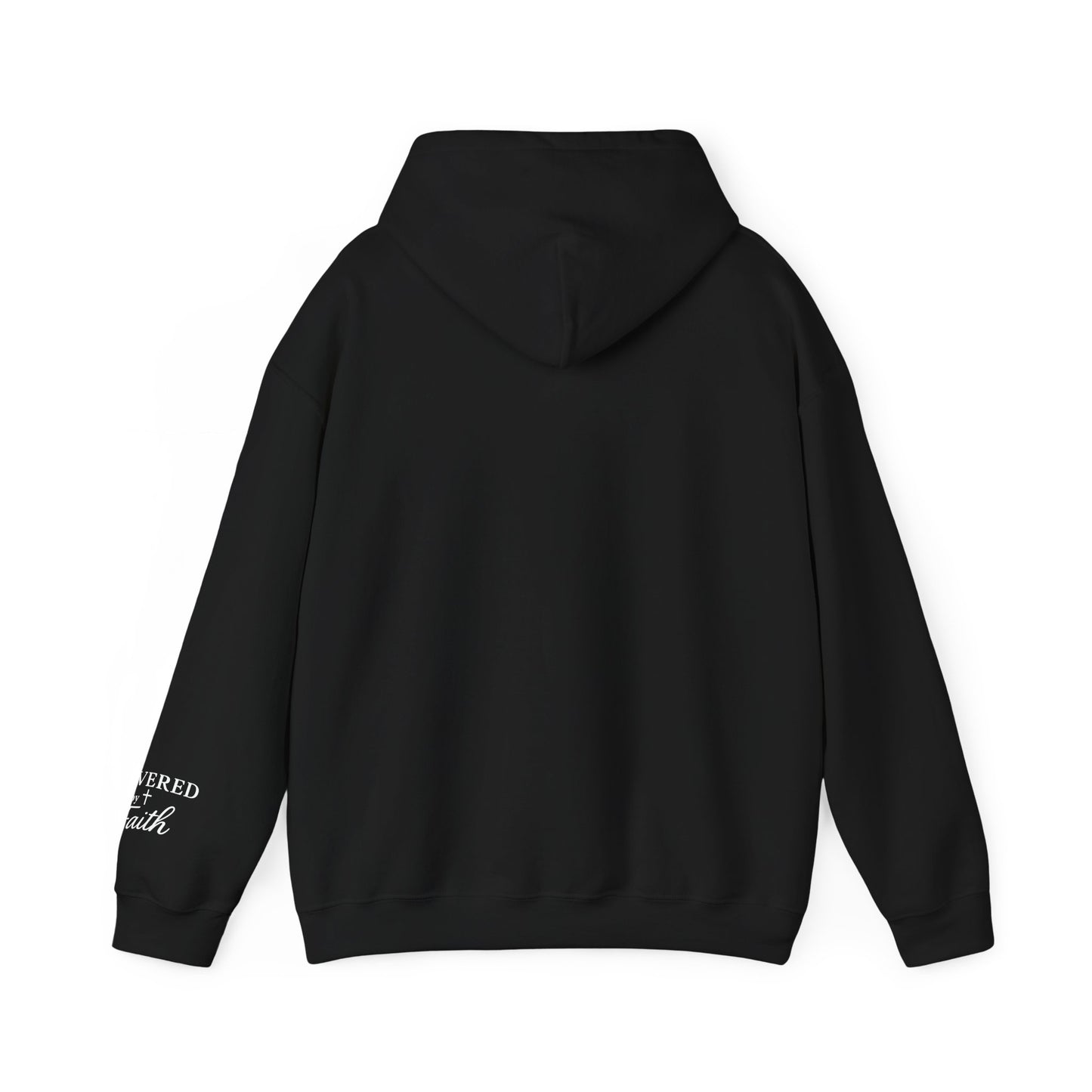 Adult Unisex Faith-Inspired Hoodie with Yahweh Cross Design