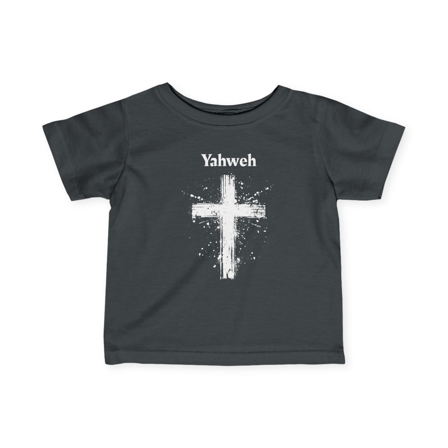 Infant Yahweh Cross Fine Jersey Tee - Covered by Faith