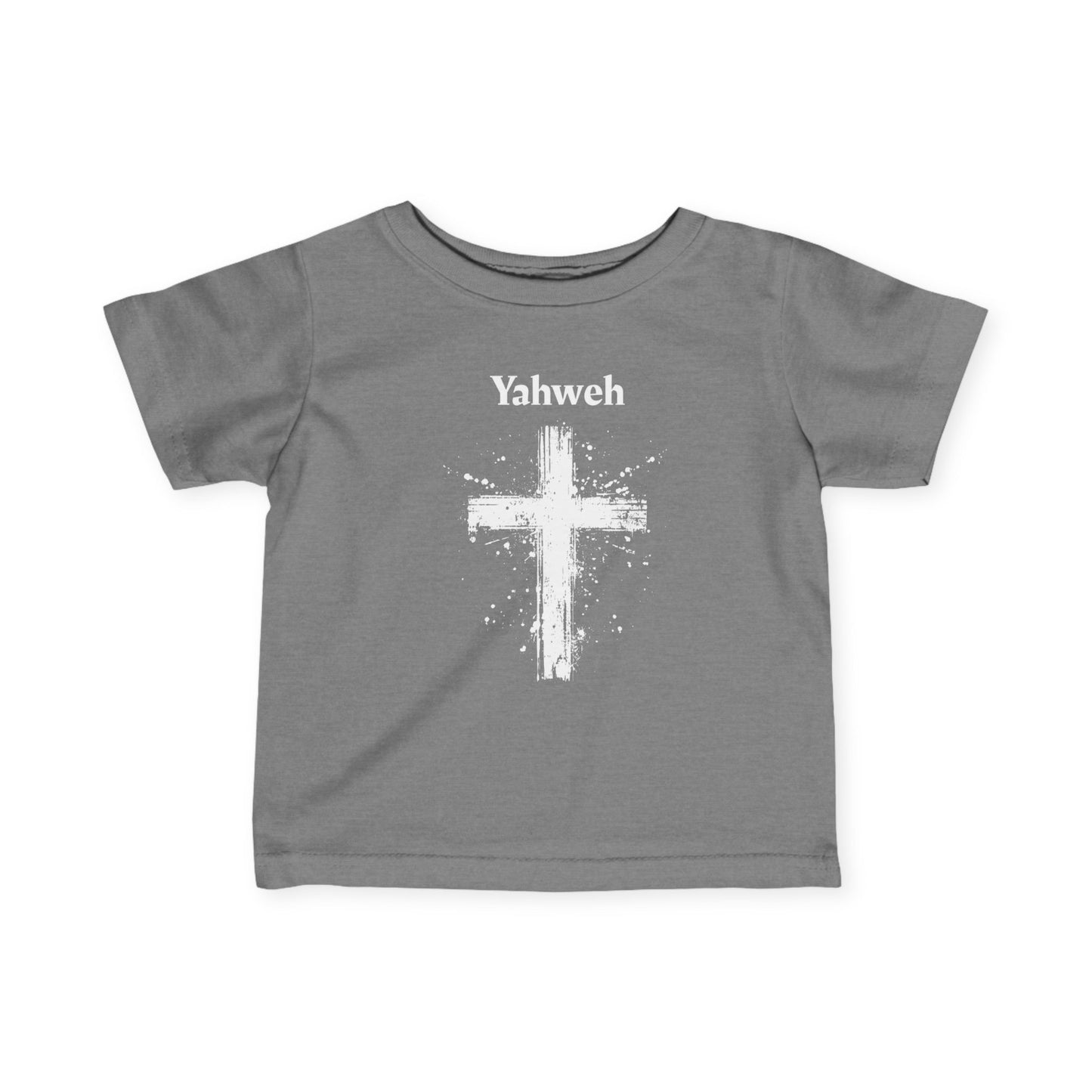 Infant Yahweh Cross Fine Jersey Tee - Covered by Faith