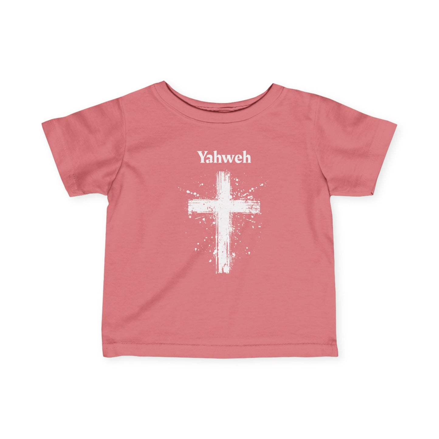 Infant Yahweh Cross Fine Jersey Tee - Covered by Faith