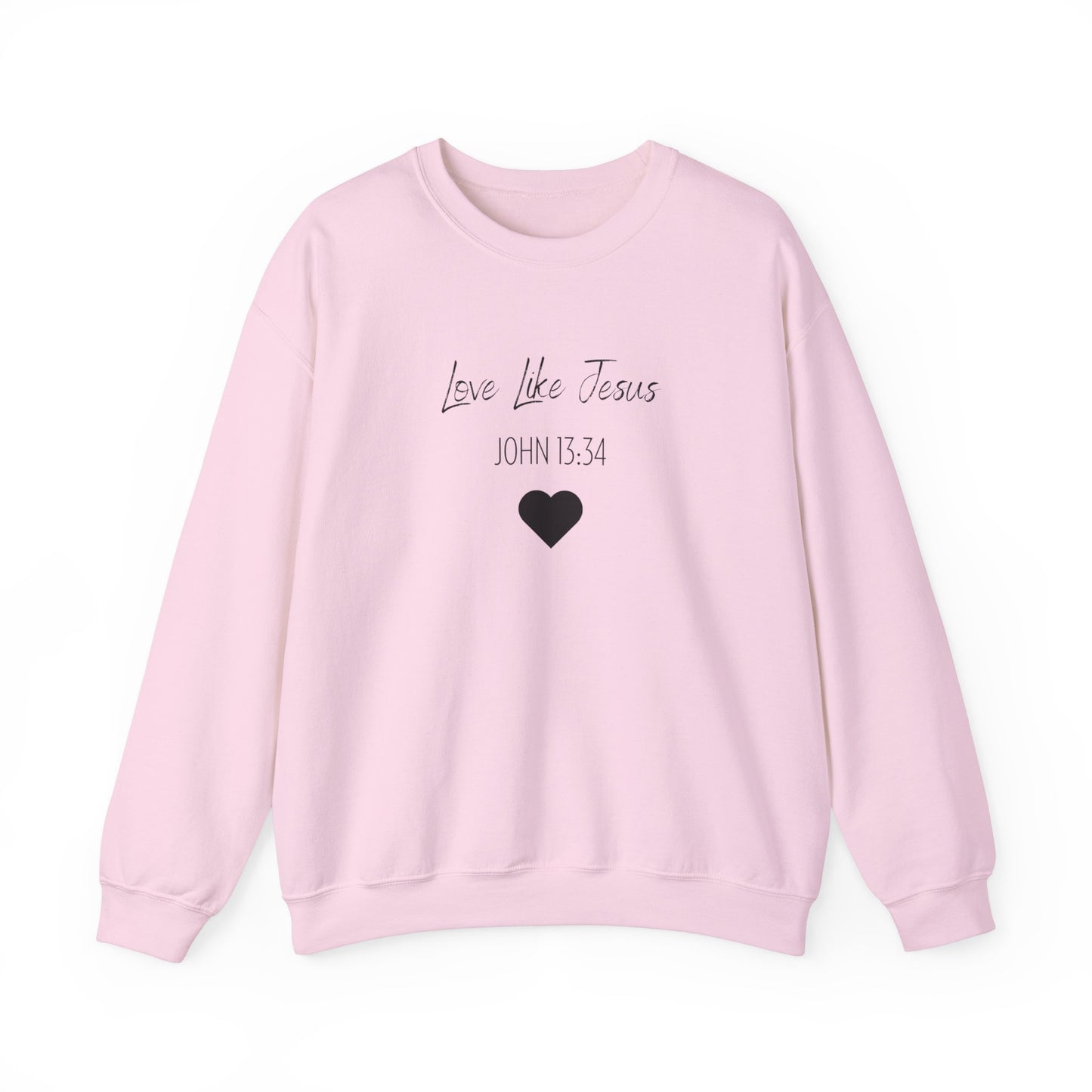 Adult Unisex - Love Like Jesus John 13:34 Crewneck Sweatshirt