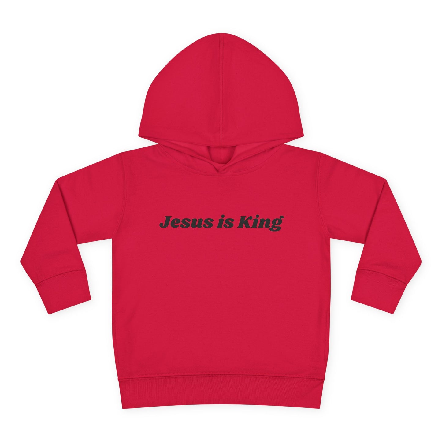 Toddler - Jesus is King Fleece Hoodie (Front & Back Design)