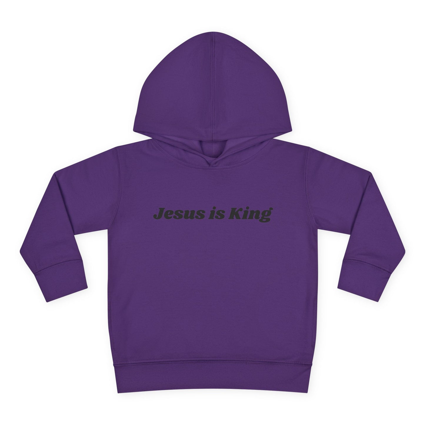 Toddler - Jesus is King Fleece Hoodie (Front & Back Design)