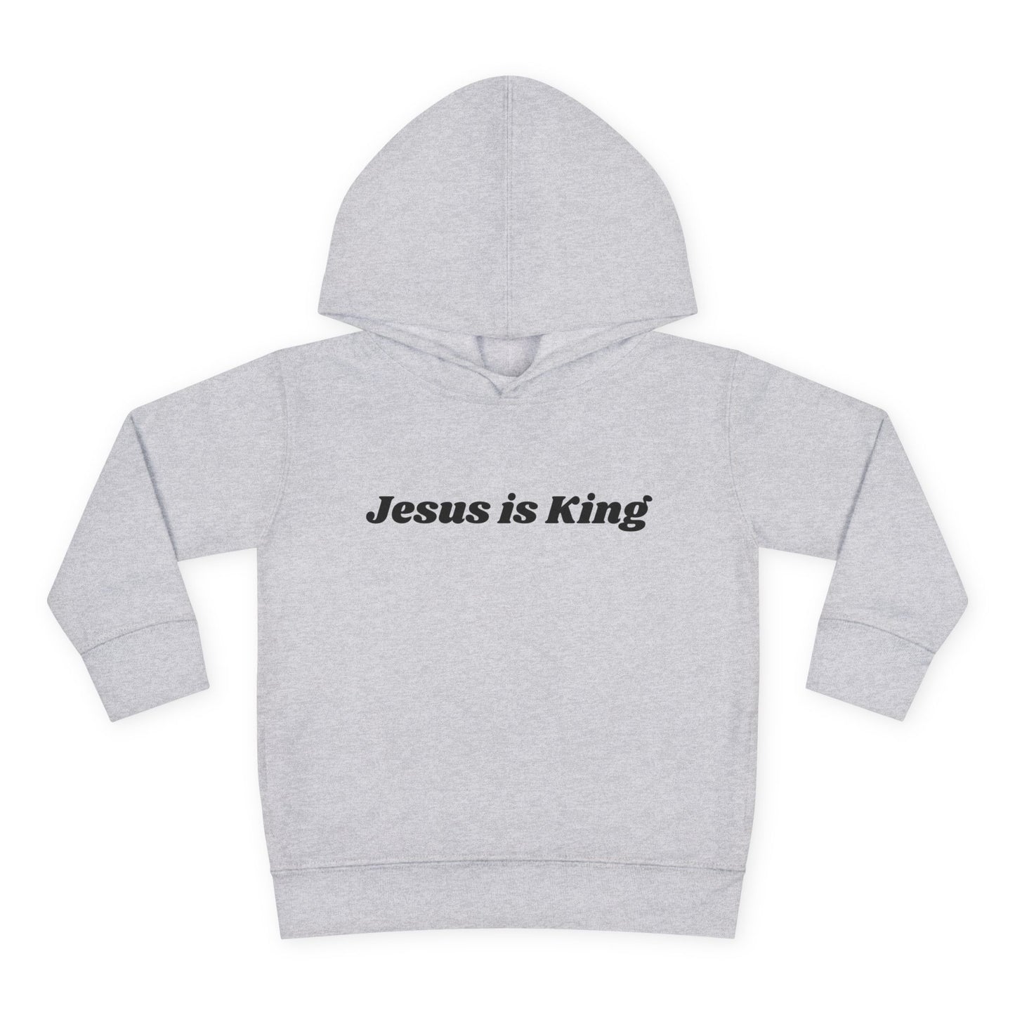 Toddler - Jesus is King Fleece Hoodie (Front & Back Design)