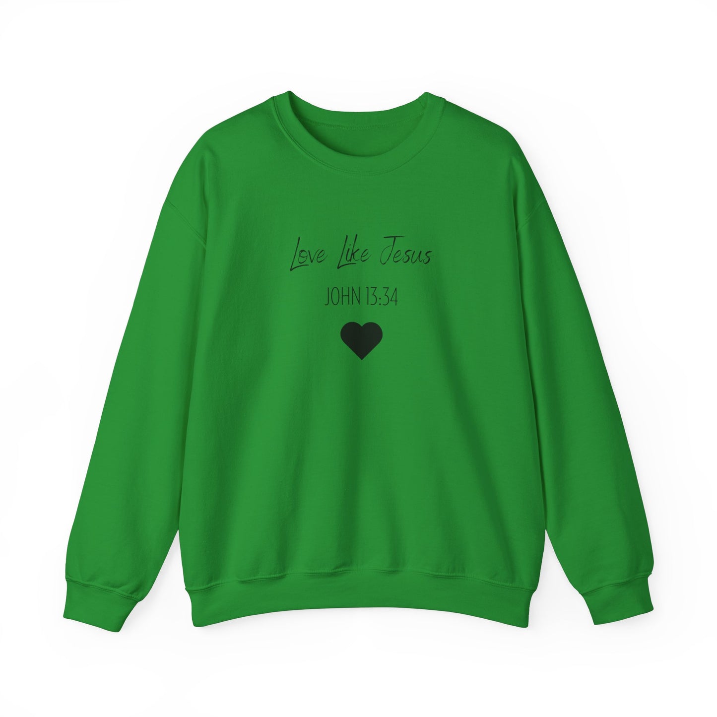 Adult Unisex - Love Like Jesus John 13:34 Crewneck Sweatshirt