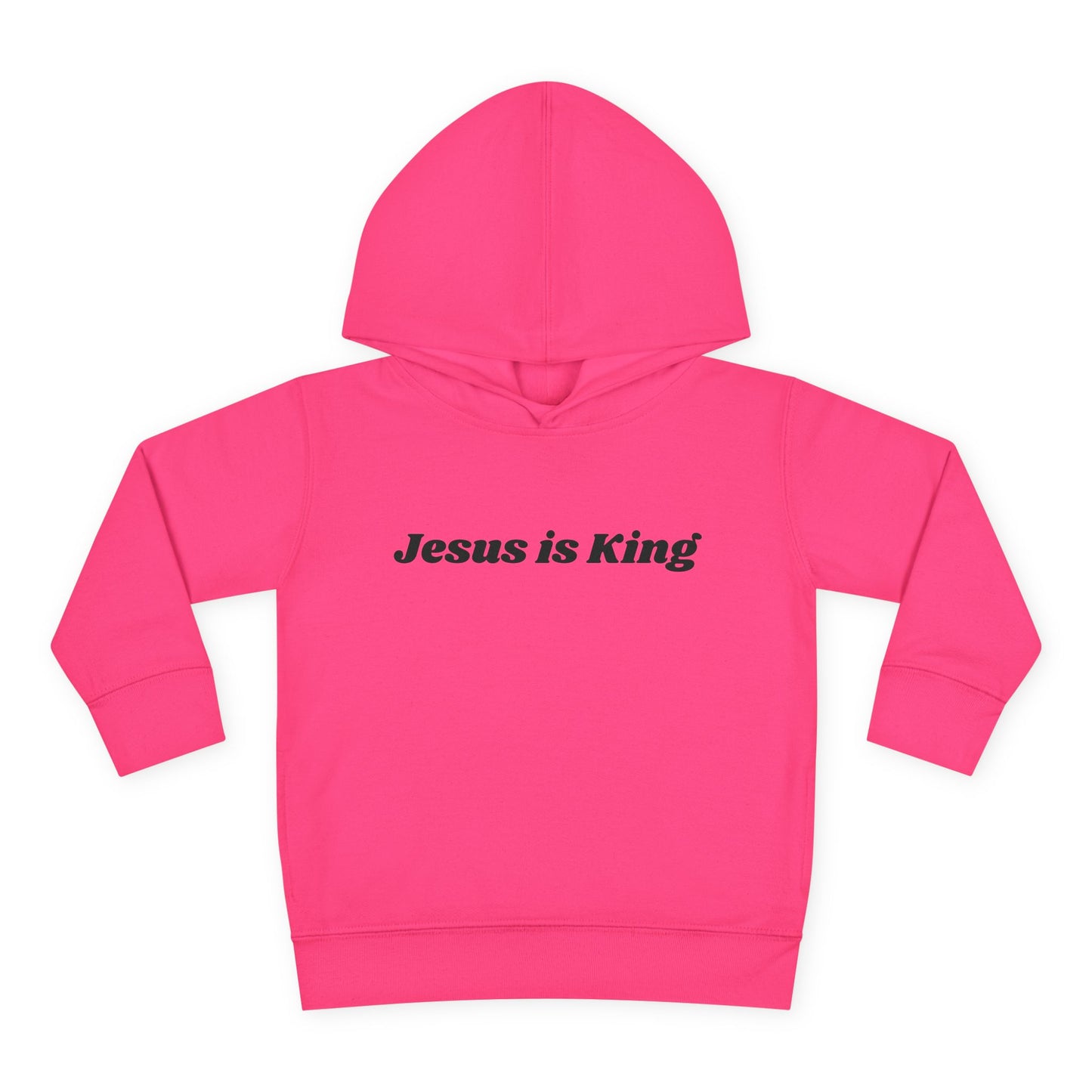 Toddler - Jesus is King Fleece Hoodie (Front & Back Design)