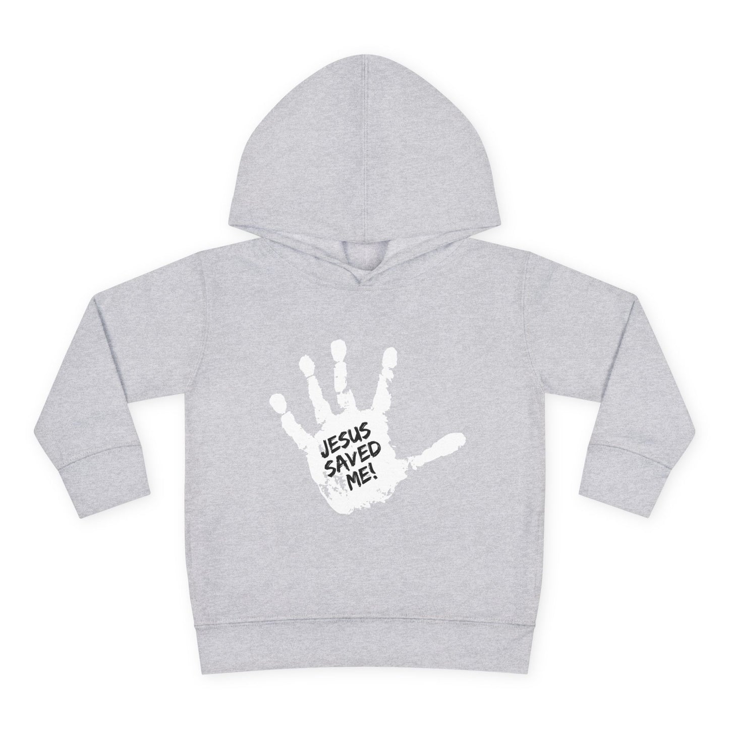 Toddler - Jesus Saved Me Fleece Hoodie, Love Like Jesus John 13:34 (Front & Back Design)