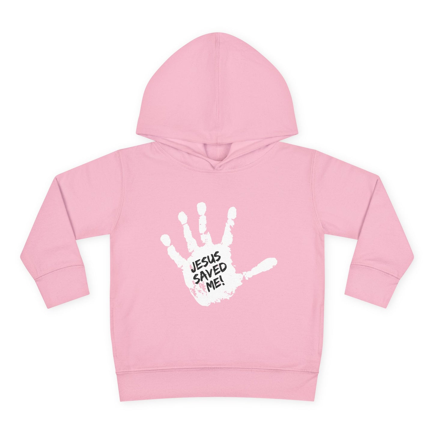 Toddler - Jesus Saved Me Fleece Hoodie, Love Like Jesus John 13:34 (Front & Back Design)
