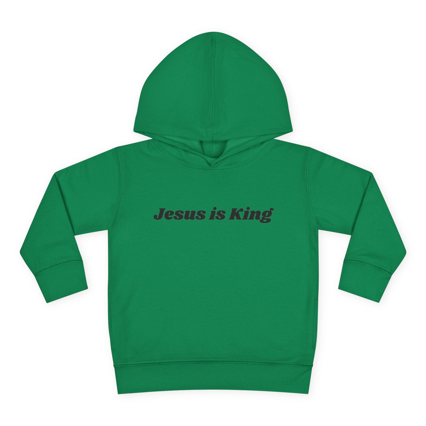 Toddler - Jesus is King Fleece Hoodie (Front & Back Design)