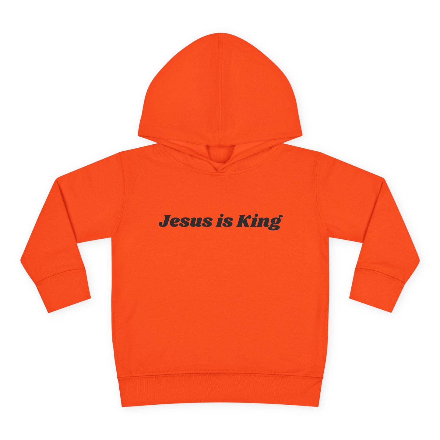 Toddler - Jesus is King Fleece Hoodie (Front & Back Design)