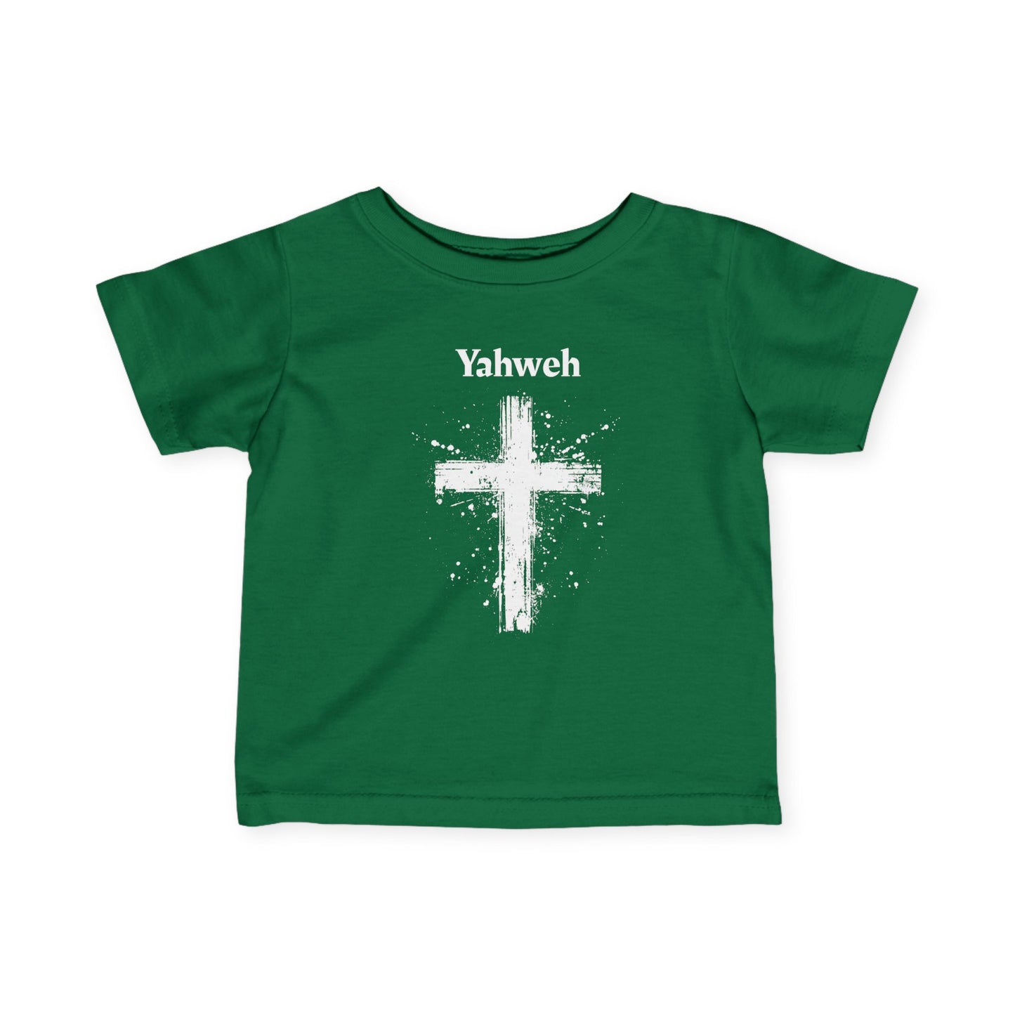Infant Yahweh Cross Fine Jersey Tee - Covered by Faith