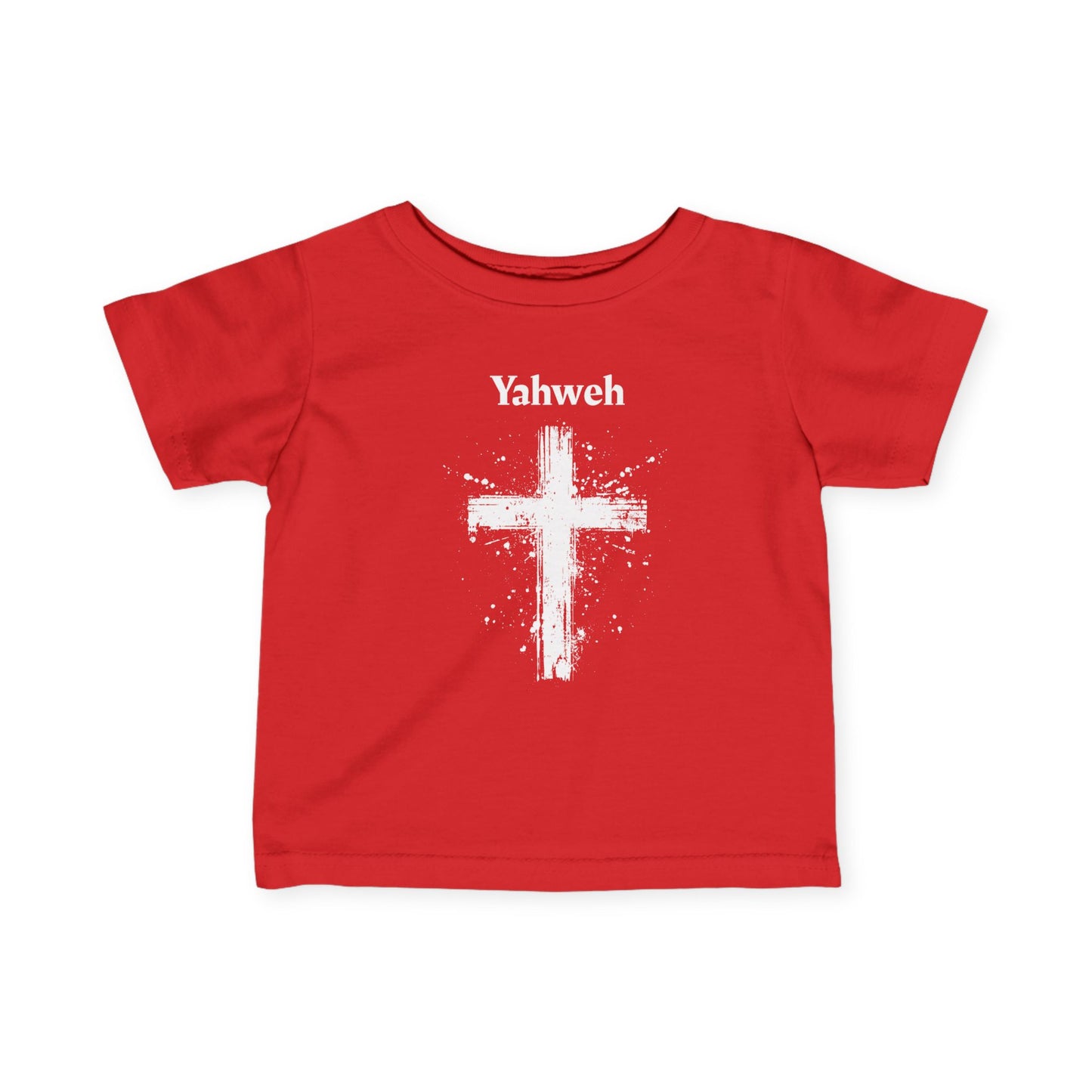 Infant Yahweh Cross Fine Jersey Tee - Covered by Faith