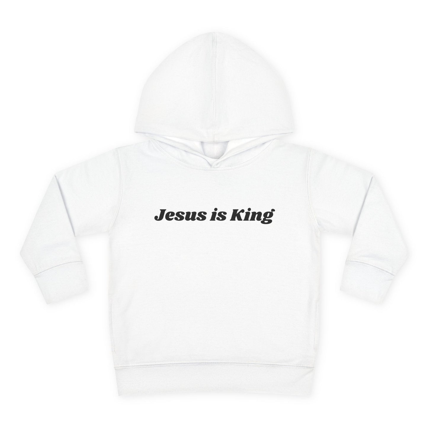Toddler - Jesus is King Fleece Hoodie (Front & Back Design)