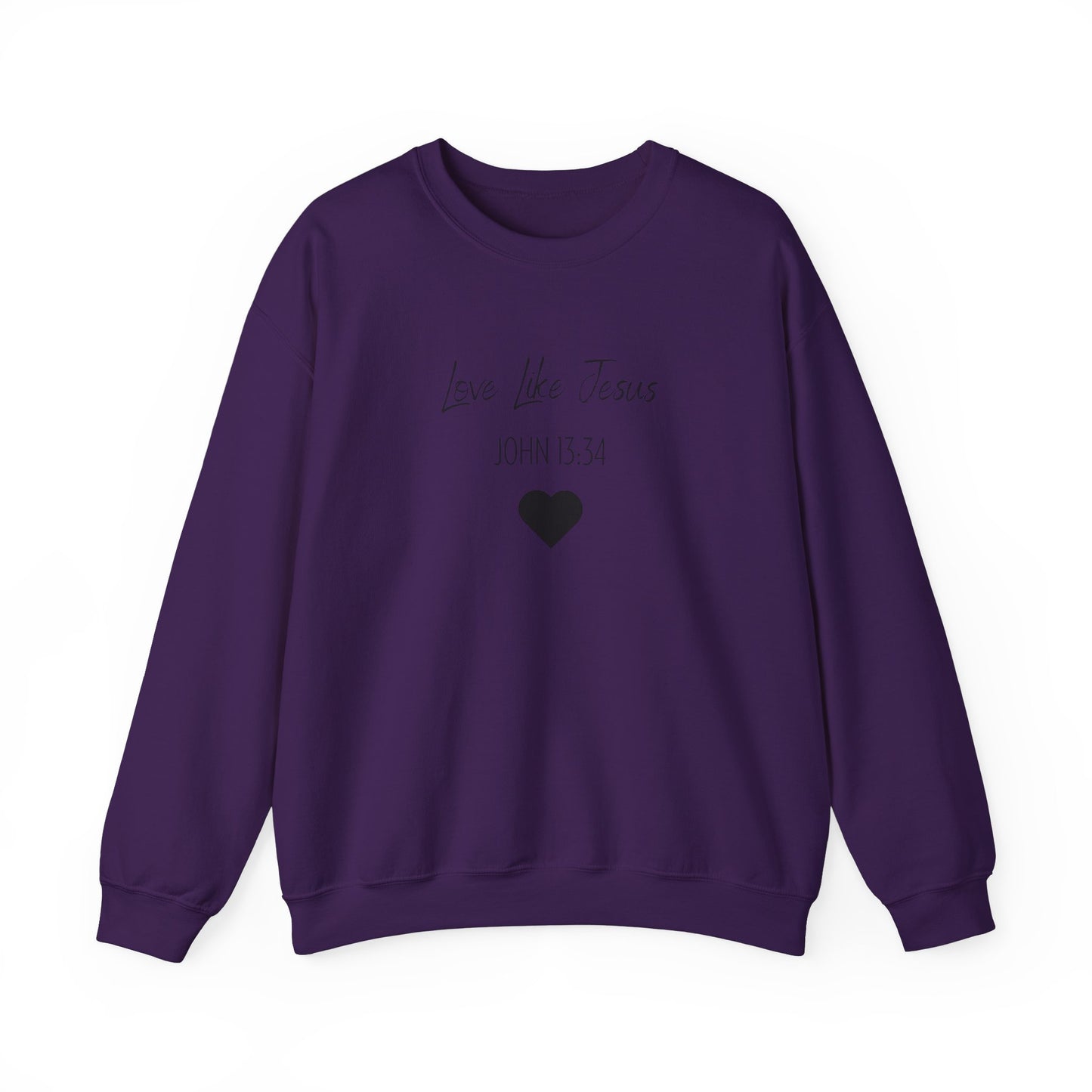 Adult Unisex - Love Like Jesus John 13:34 Crewneck Sweatshirt