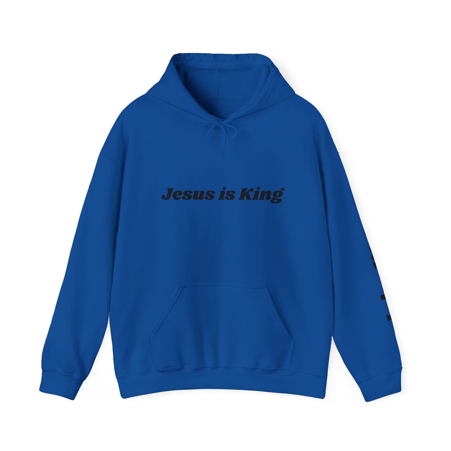 Adult Unisex - Jesus is King Hoodie, John 14:6 Sleeve