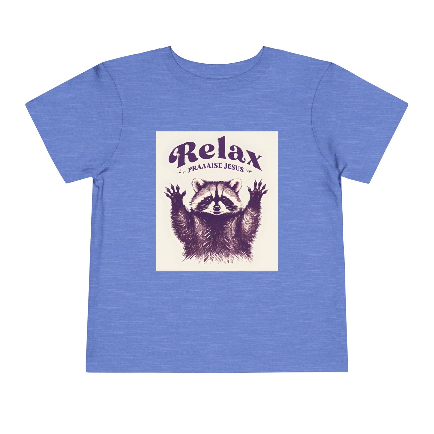 Toddler - Raccoon Relax and Praise Jesus Tee