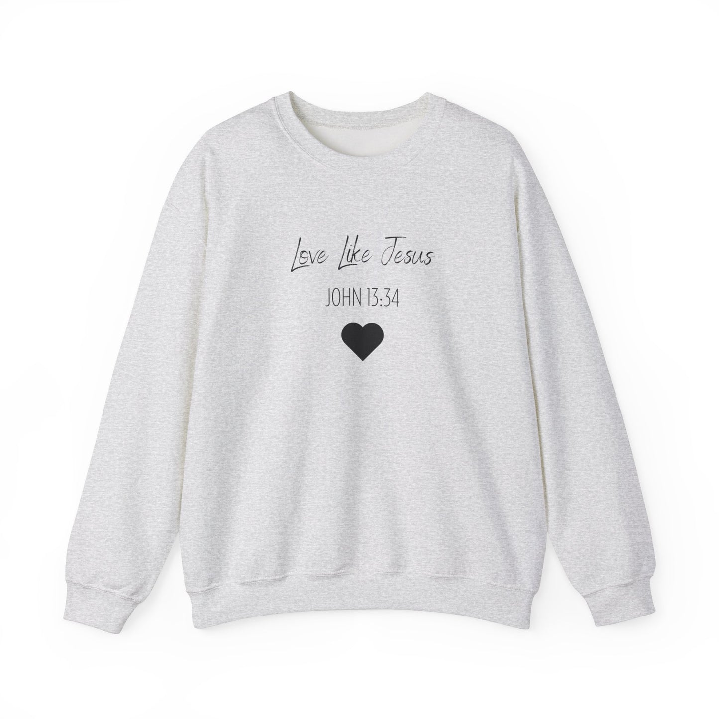 Adult Unisex - Love Like Jesus John 13:34 Crewneck Sweatshirt