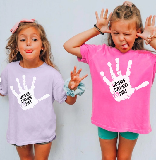 Toddler - Jesus Saved Me Short Sleeve Tee