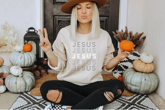 Adult Unisex - Jesus Crewneck Sweatshirt