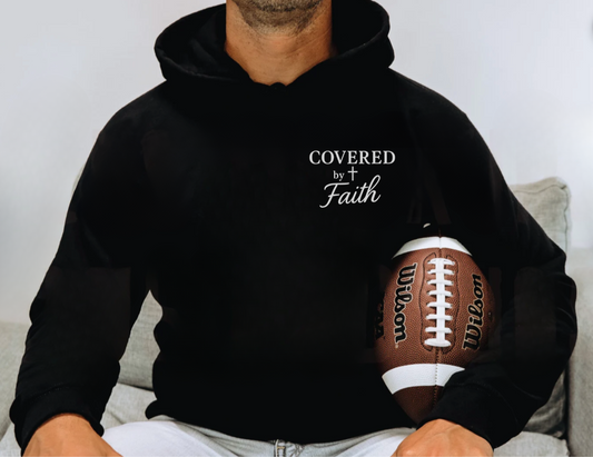 Unisex Covered x Faith Logo Branded Hoodie