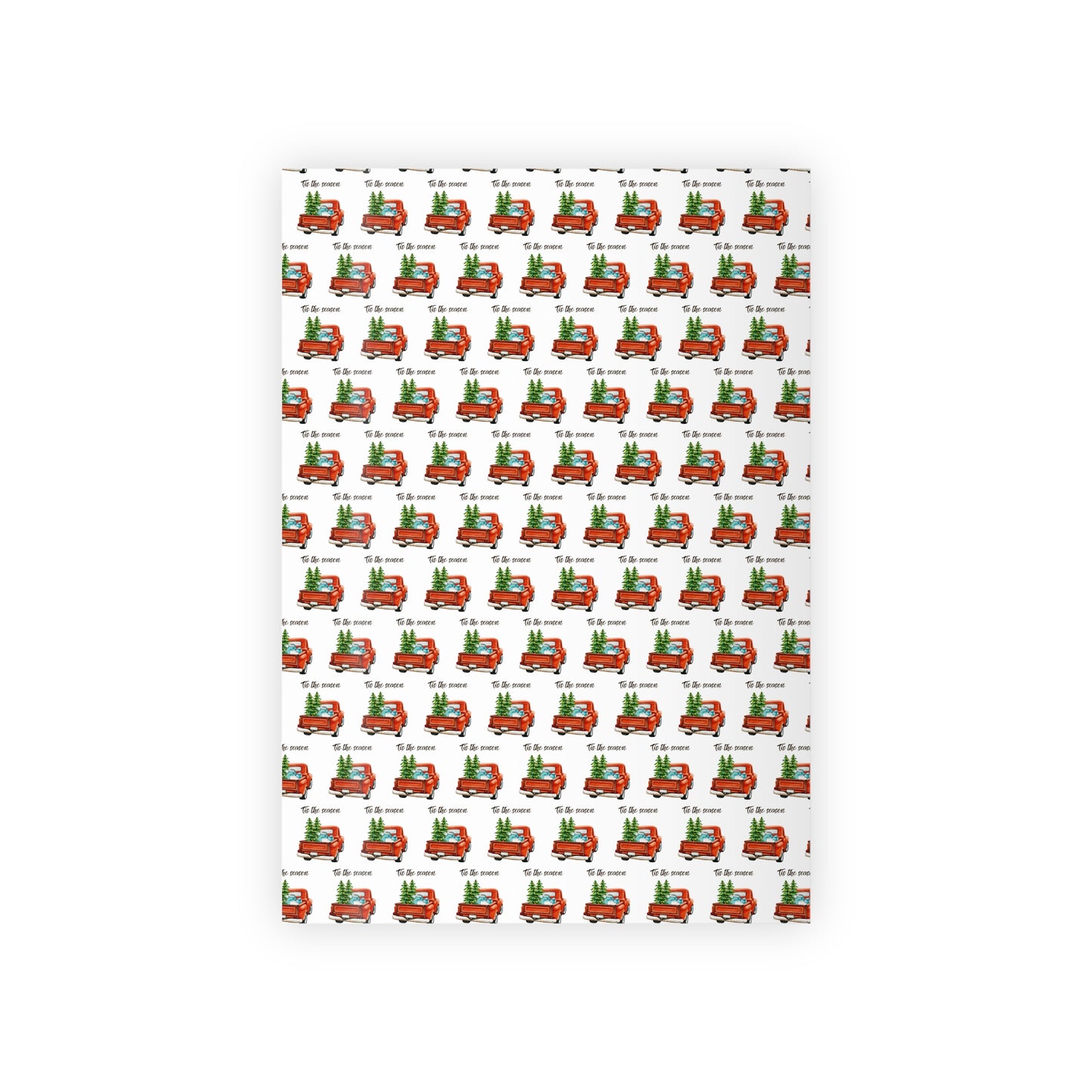 Wrapping Paper Rolls, Vintage Christmas, Old Red Truck Design, Tis the Season, Holiday Gift Wrap, Festive Packaging