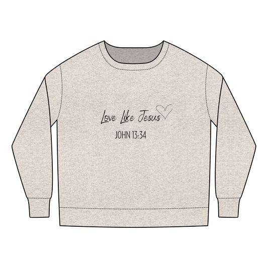 Toddler - Love Like Jesus John 13:34 Crewneck Sweatshirt