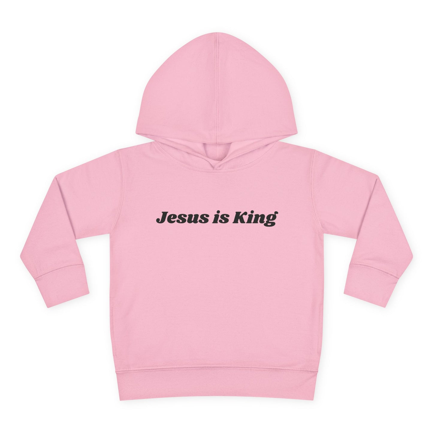 Toddler - Jesus is King Fleece Hoodie (Front & Back Design)