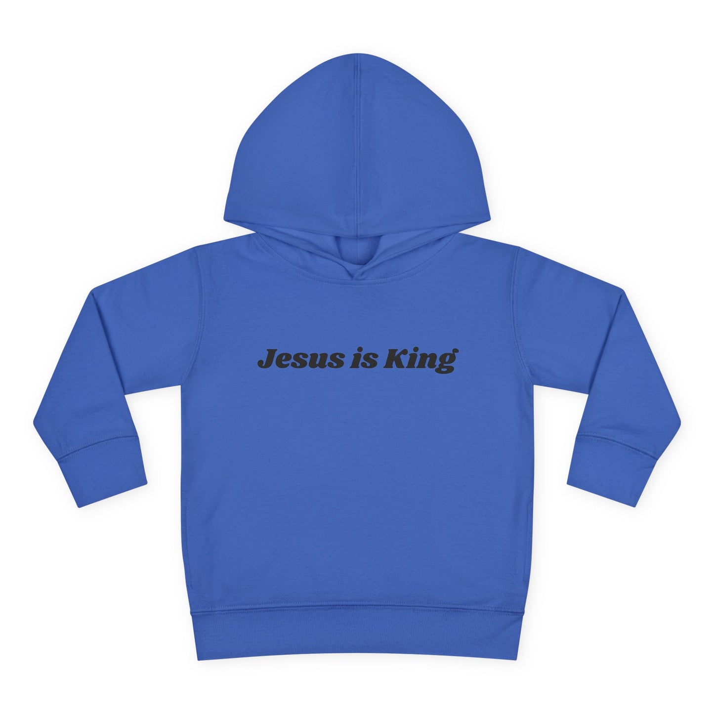 Toddler - Jesus is King Fleece Hoodie (Front & Back Design)