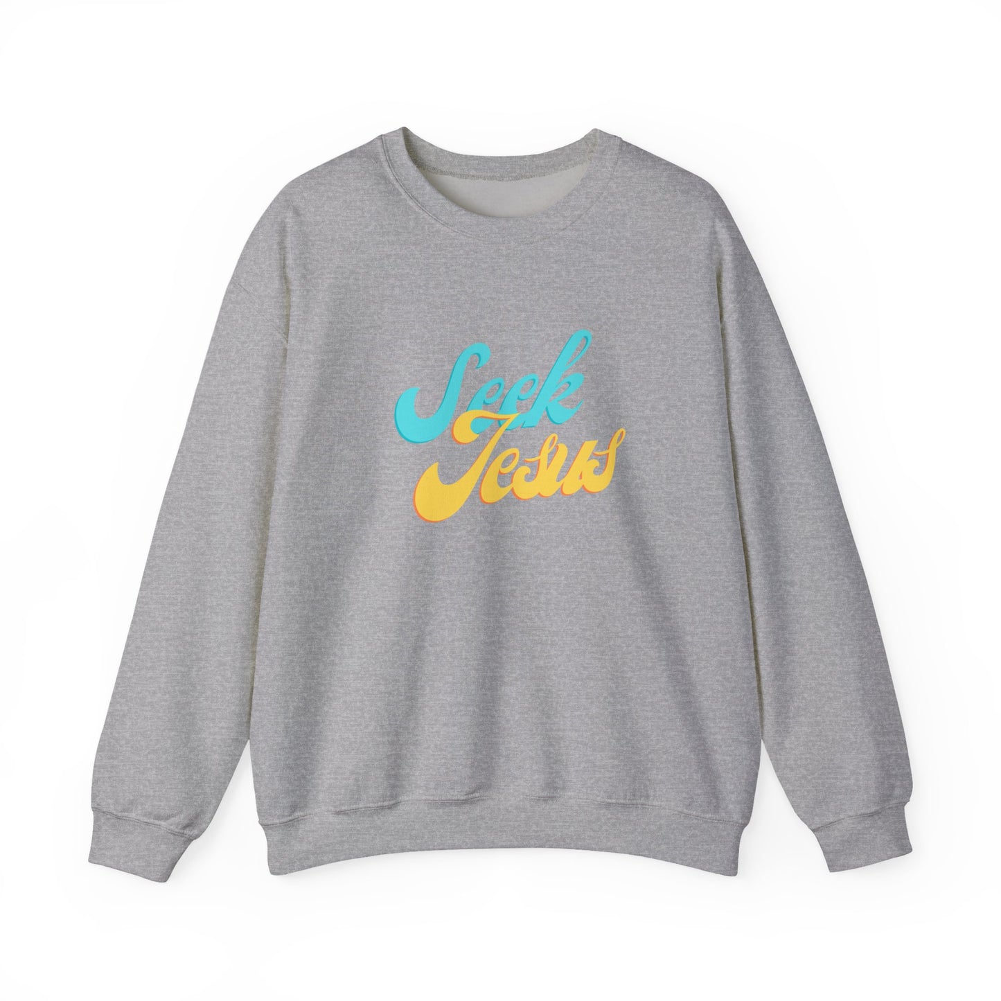 Adult Unisex - Seek Jesus Crewneck Sweatshirt