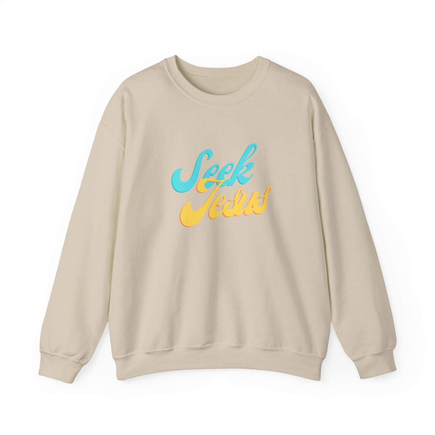 Adult Unisex - Seek Jesus Crewneck Sweatshirt
