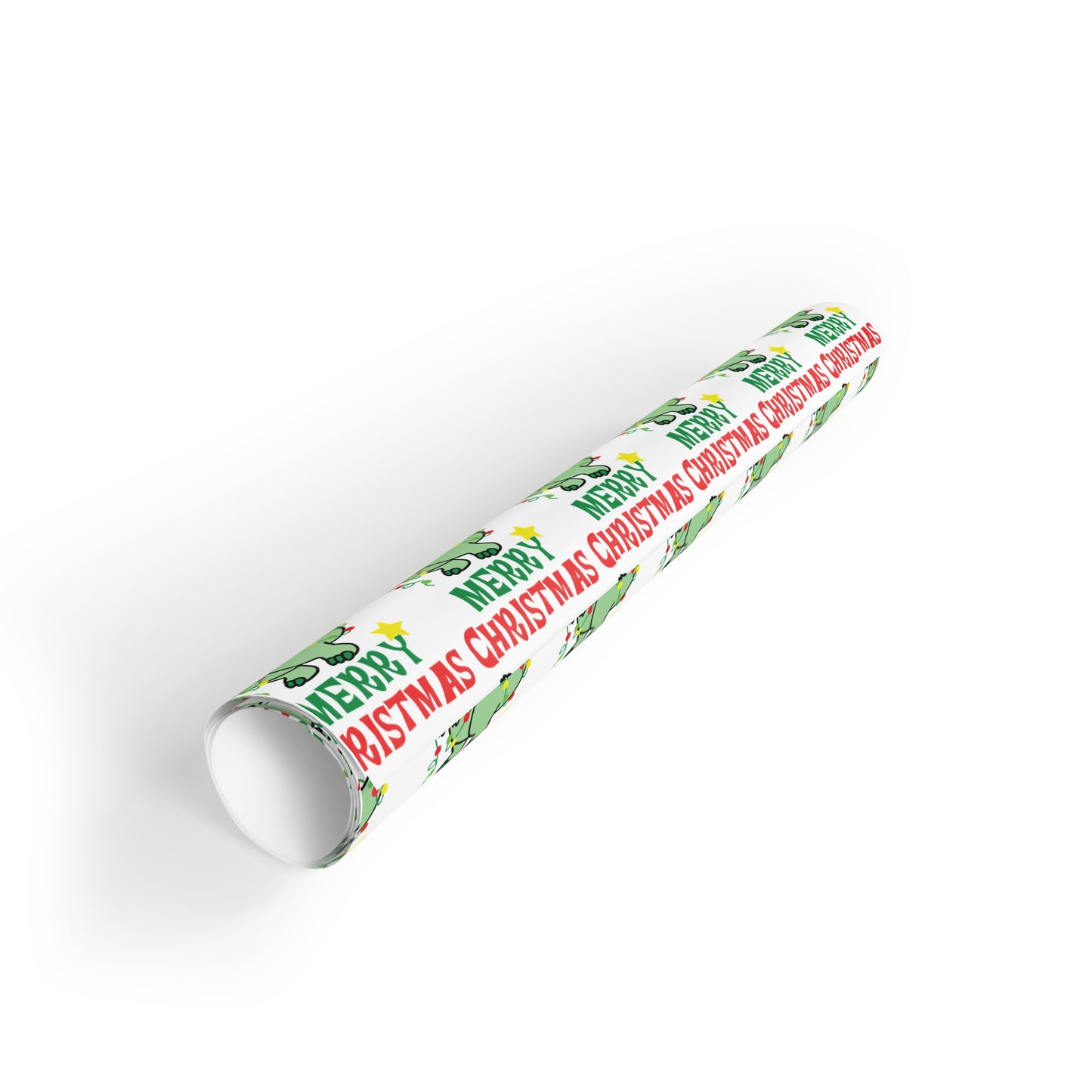 Christmas Dinosaur Wrapping Paper Roll | Festive Kids Gift Wrap