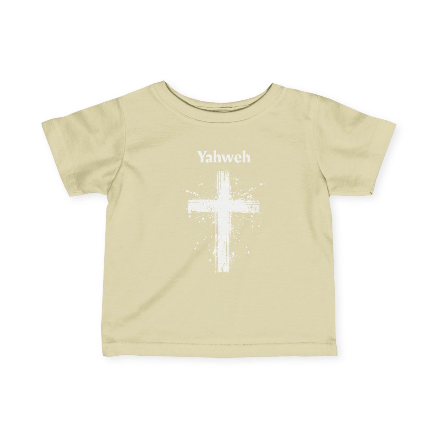 Infant Yahweh Cross Fine Jersey Tee - Covered by Faith