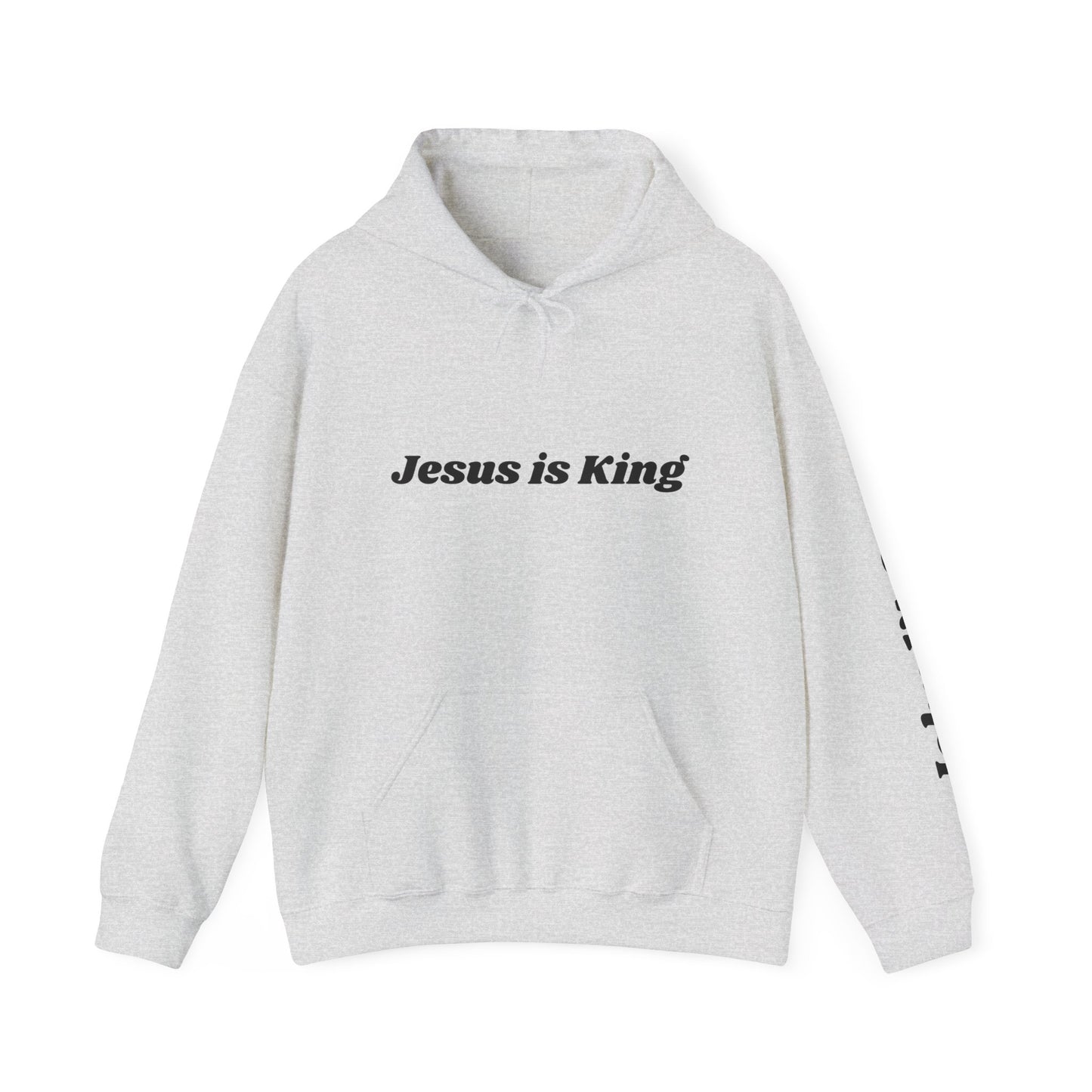 Adult Unisex - Jesus is King Hoodie, John 14:6 Sleeve