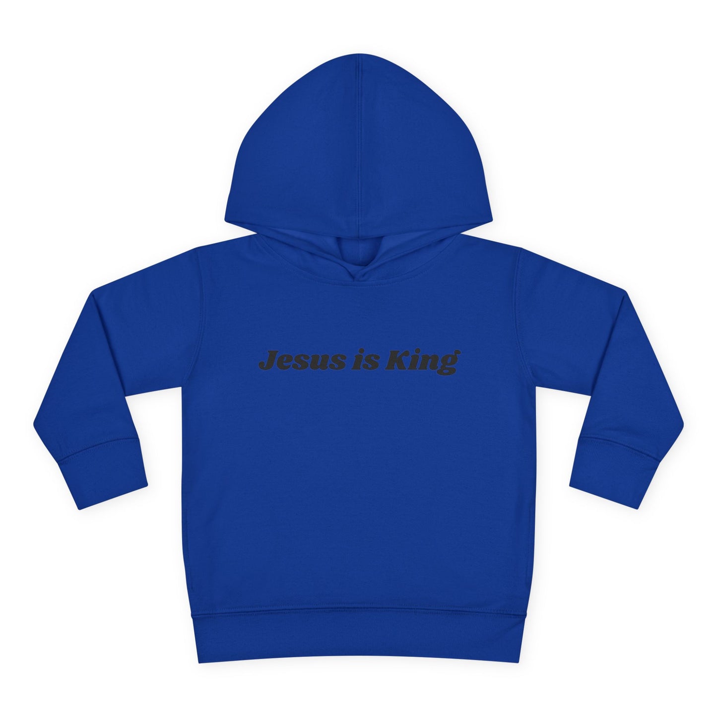 Toddler - Jesus is King Fleece Hoodie (Front & Back Design)