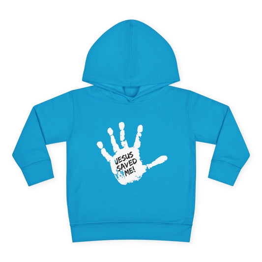 Toddler - Jesus Saved Me Fleece Hoodie, Love Like Jesus John 13:34 (Front & Back Design)