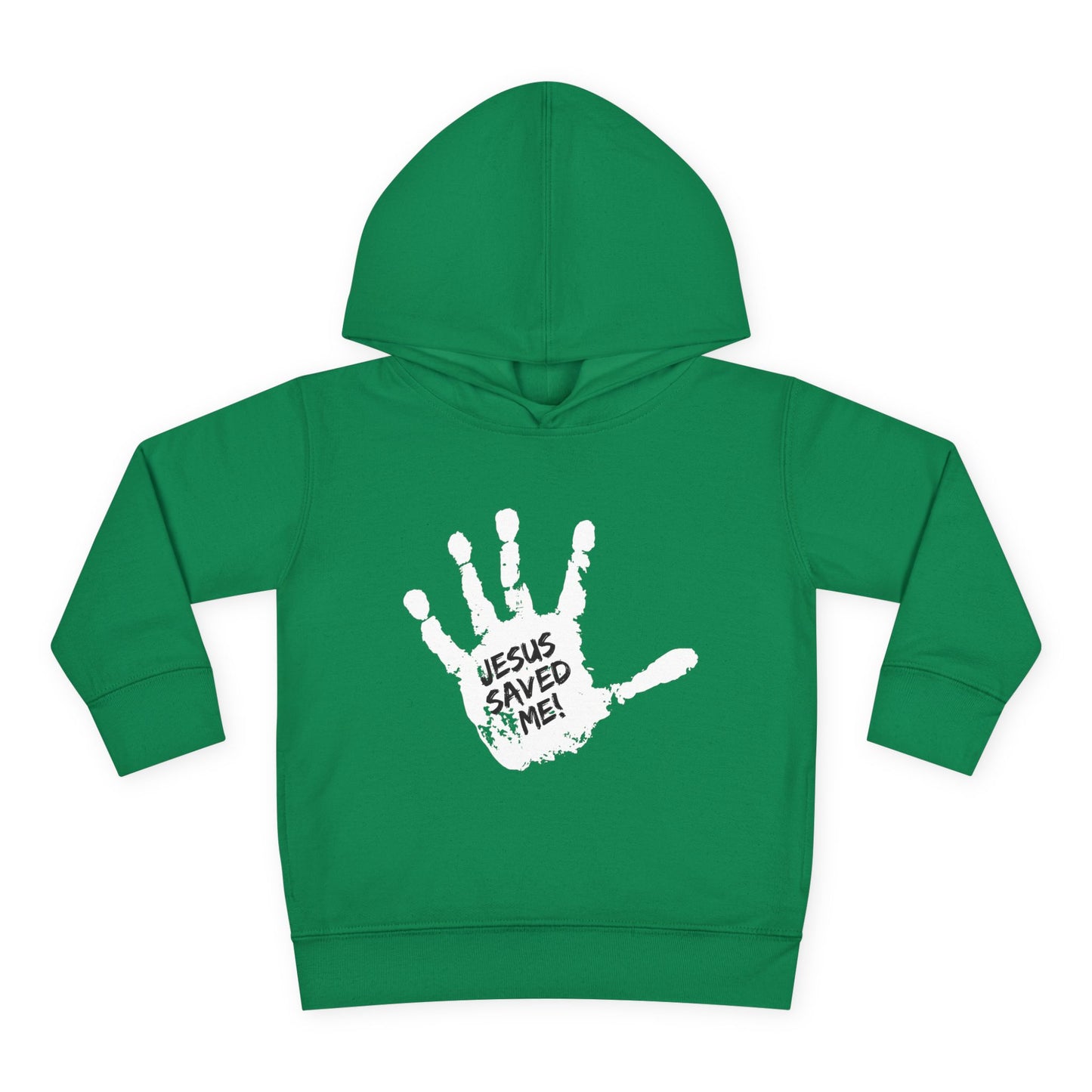 Toddler - Jesus Saved Me Fleece Hoodie, Love Like Jesus John 13:34 (Front & Back Design)