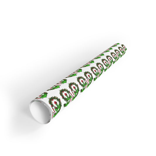 Wrapping Paper, Grinch Gift Wrap, Naughty Christmas Present, Tits the Season, Holiday Gift Wrap Roll