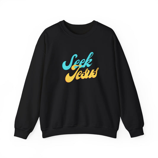 Adult Unisex - Seek Jesus Crewneck Sweatshirt