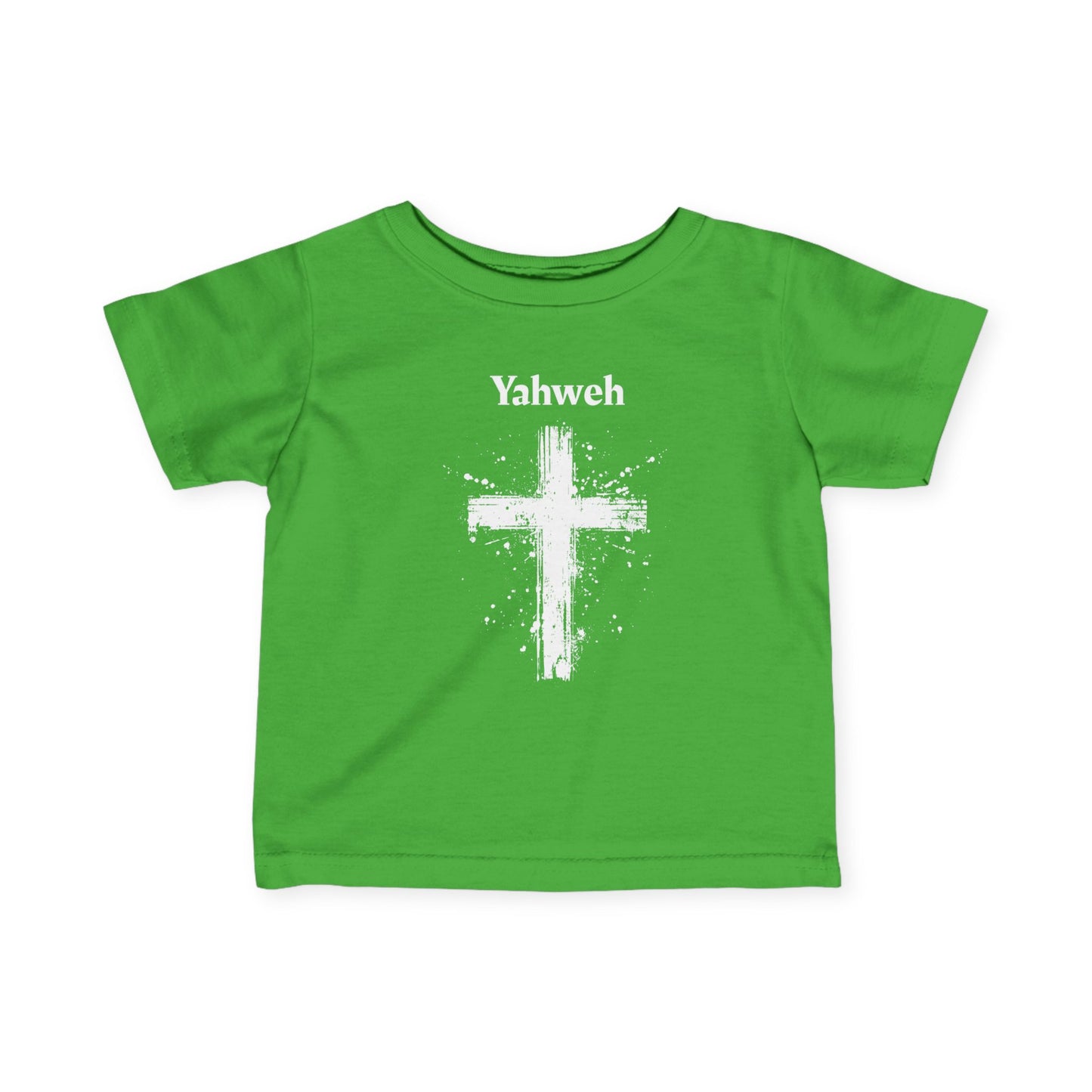 Infant Yahweh Cross Fine Jersey Tee - Covered by Faith